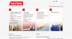 Desktop Screenshot of nortex.com.ru