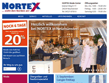 Tablet Screenshot of nortex.de